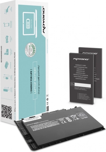 Batterie BT04XL pour HP EliteBook Folio 9470m/9480m 3500 mAh (52 Wh) Movano