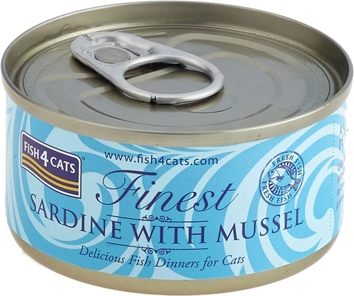 Boîte pour chats sardine aux moules 70 g – FISH4CATS