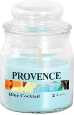 Bougie parfumée en verre Provence Blue Cocktail 24 heures