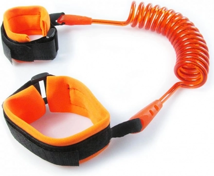 Laisse de sécurité pour enfant au poignet – Orange
