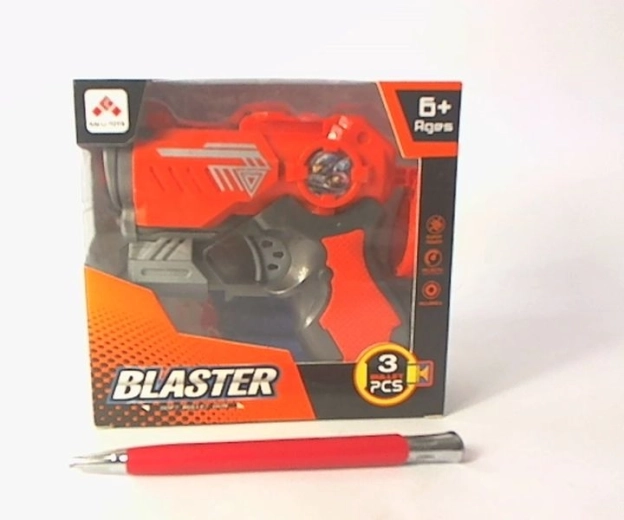 Pistolet à fléchettes en mousse souple avec boîte de rangement