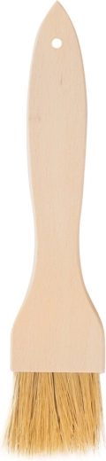 Pinceau de cuisine en bois plat 20 × 4 cm