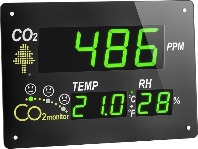 Indicateur de qualité de l’air TFA AirCO2ntrol avec mesure du CO2, de la température et de l’humidité