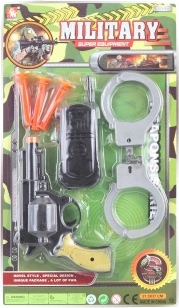 Set militaire avec revolver pour enfants