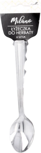 Set de 6 cuillères à thé Milano – acier inoxydable