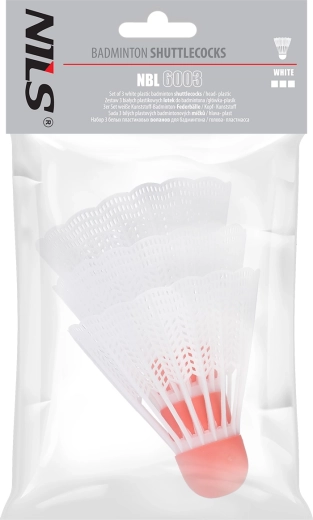 Volants de badminton NILS NBL6003, 3 pcs