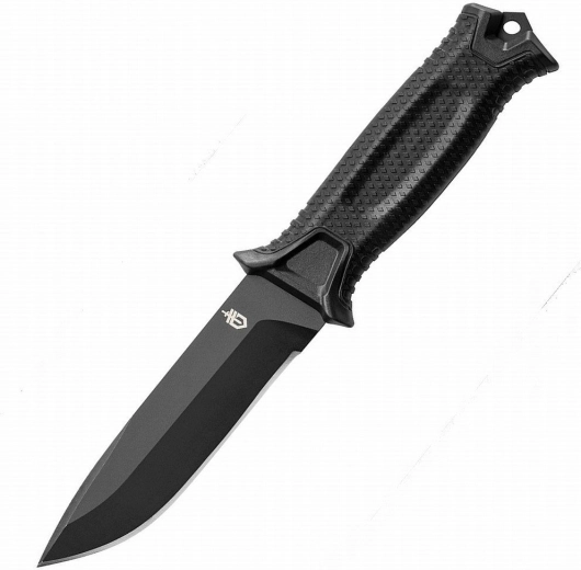 Gerber StrongArm – couteau outdoor, noir, lame lisse