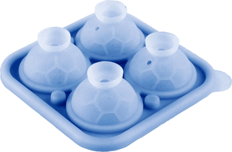 Moule à glace en silicone – 4 glaçons ronds (boules)