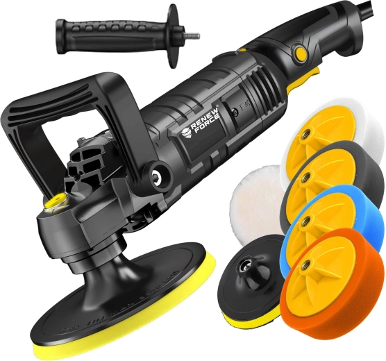 Polisseuse rotative pour voiture Renew Force 2600 W 150 mm avec Soft Start - 1 pièce