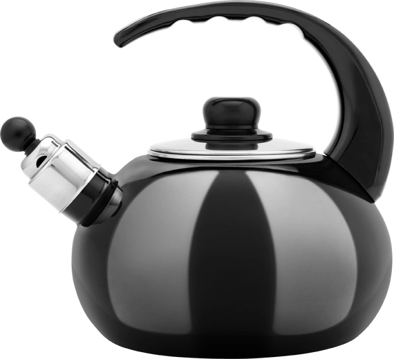 Théière émaillée 2,5 l noire
