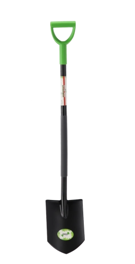 Pelle de jardin tranchante avec manche en acier robuste 120 cm