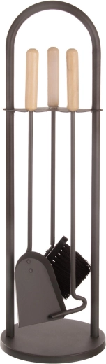 Outils de cheminée avec support, 68,6 cm