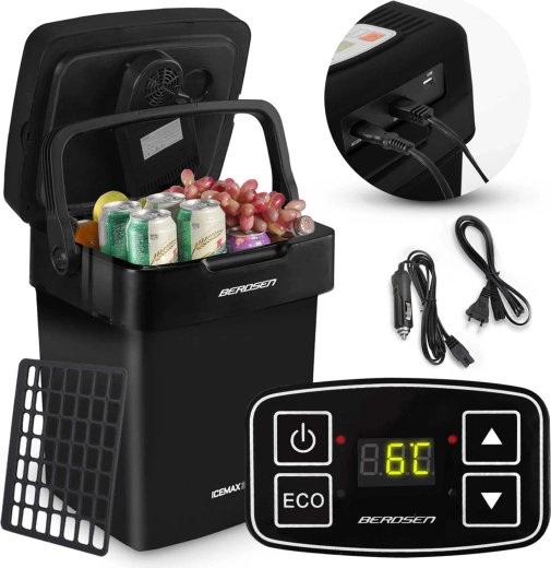 Glacière automobile portable BERDSEN ICEMAX 29 l avec mode ECO – noir