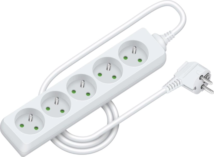 Rallonge électrique RETLUX avec 5 prises, 1,5 m