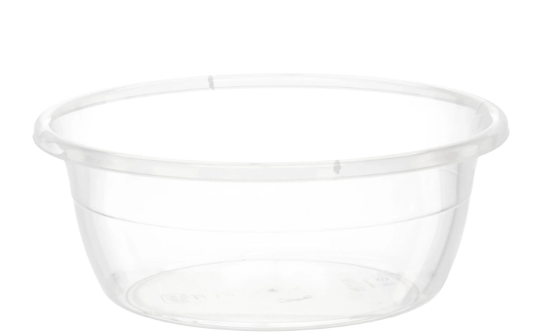 Bol rond transparent 7 L en polypropylène