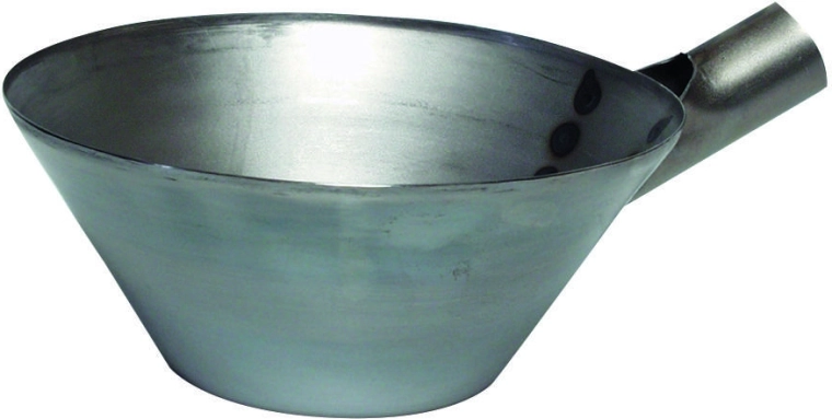 Pelle de maçon en acier avec douille 235 mm