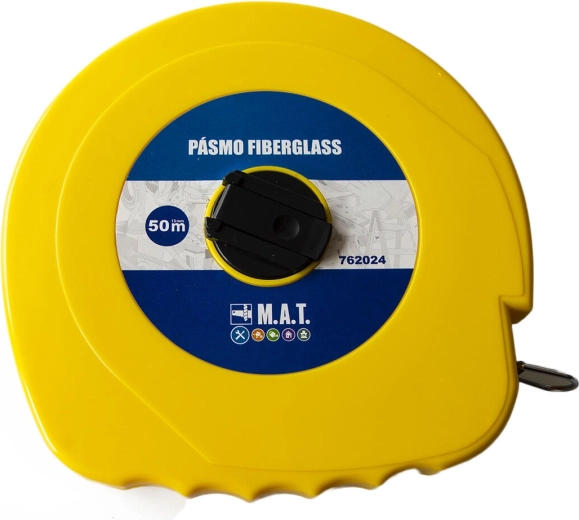 Ruban à mesurer en fibre de verre 50 m x 13 mm