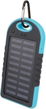 Setty powerbank solaire 5000 mAh bleu