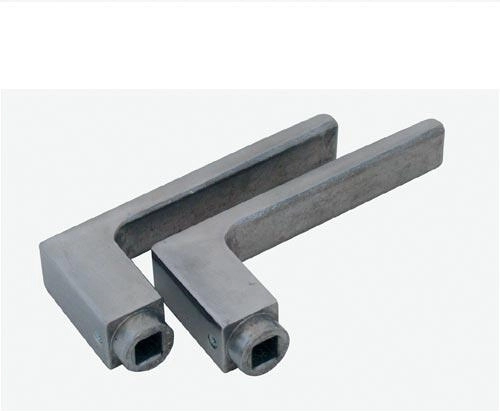 Poignée de porte de couloir en aluminium