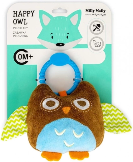Peluche Chouette avec anneau