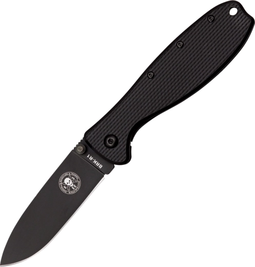 Couteau pliant ESEE Zancudo Black, 7,7 cm, tout noir, FRN