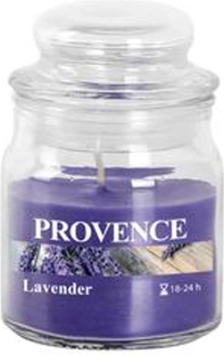 Bougie parfumée en verre Provence lavande 24 heures