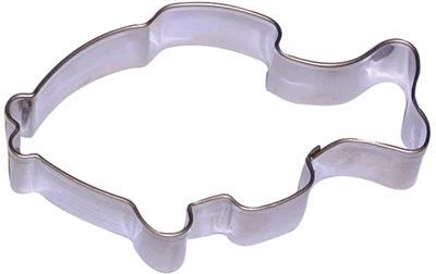 Emporte-pièces en acier inoxydable – carpe, lot de 10 pièces