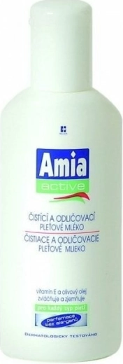 Amia Active Lait nettoyant et démaquillant pour le visage 200 ml