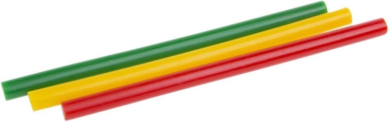 Bâtonnets de colle colorés 7,2 × 100 mm, lot de 12 pièces
