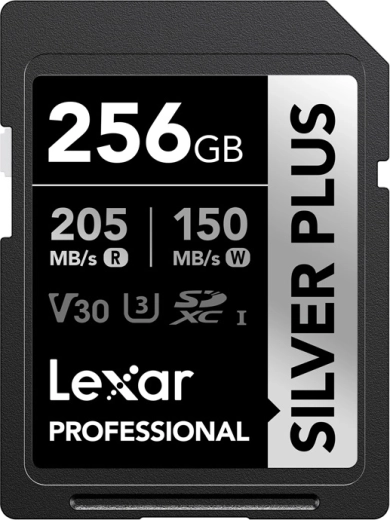 Carte mémoire SDXC Lexar Professional SILVER PLUS 256 Go