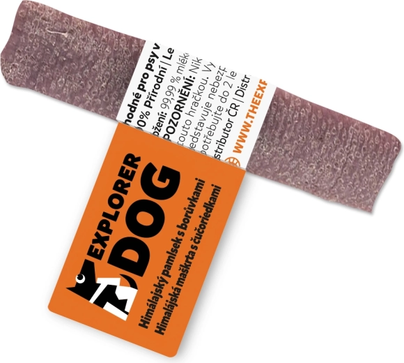Explorer Dog friandise dentaire himalayenne au fromage avec myrtilles, taille S