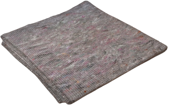 Chiffon de sol gris en coton 60 × 50 cm