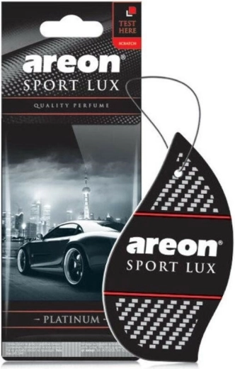 Areon Sport Lux Platinum désodorisant en papier suspendu, noir