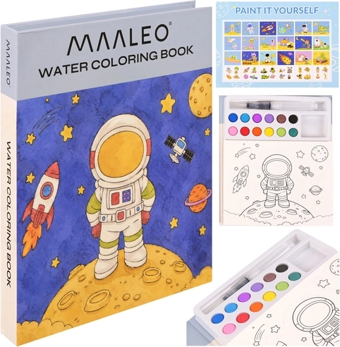 Aquarelles à l’eau astronaute Maaelo