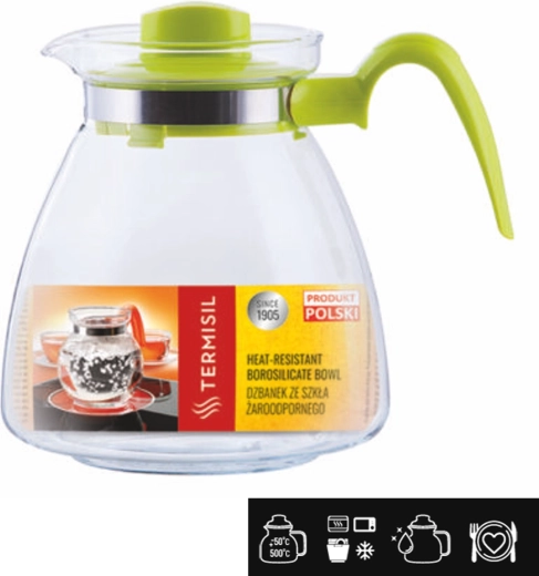 Termisil Maja pichet en verre résistant à la chaleur 2,1 l