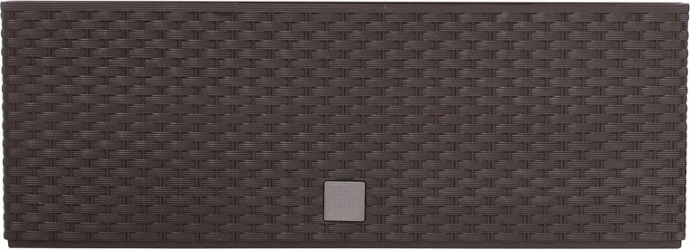 Jardinière en rotin plastique avec insert 58 cm, ombre