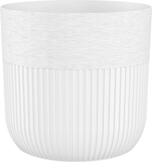Cache-pot Luca 160 mm blanc