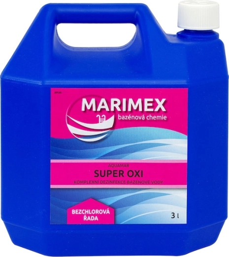 Marimex Super Oxi – désinfectant liquide oxygéné pour piscine 3 l