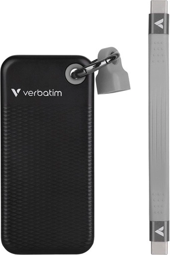SSD de poche Verbatim 1 To USB‑C noir/gris