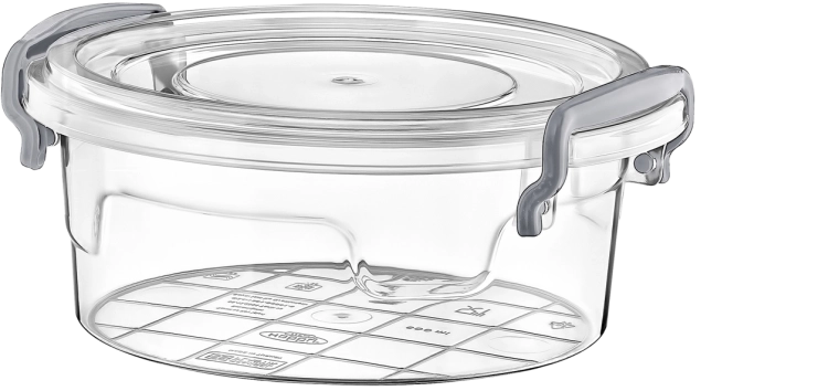 Boîte alimentaire ronde Multi Box 1,2 l avec couvercle hermétique
