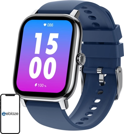 Montre connectée Zeblaze Btalk Pro argentée