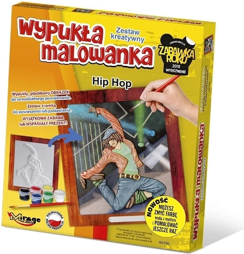 Peinture en relief – Danseur de hip-hop (kit créatif)