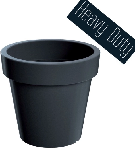 Pot Lexo Round 60 cm – anthracite