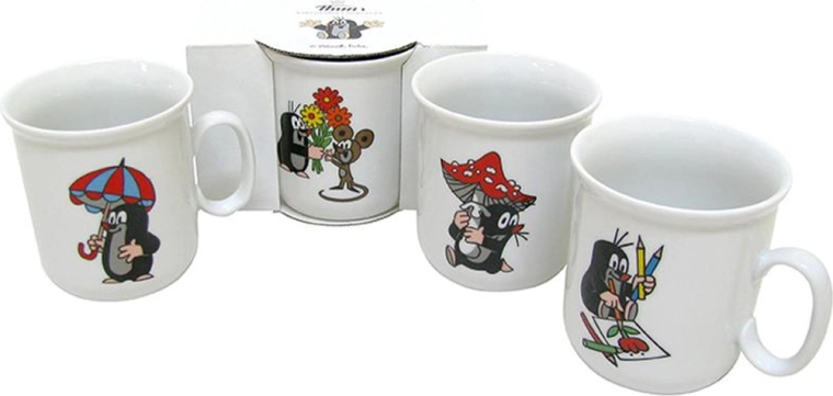 Tasse en porcelaine avec motif de la Petite Taupe 160 ml