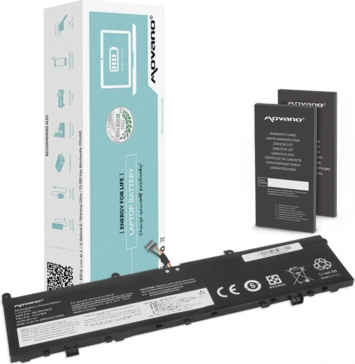 Batterie Movano pour Lenovo ThinkPad P1 et X1 Extreme (1re et 2e génération) 4960 mAh 76 Wh