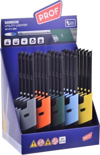 Briquet à flamme PROF 19 cm avec sécurité enfant