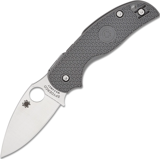 Spyderco Sage 5 Lightweight couteau de poche, FRN gris, lame satinée