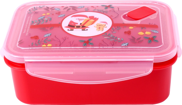 Boîte avec valve motif de Noël 830 ml