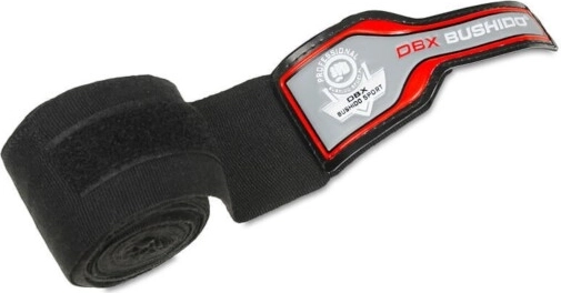 Bandes de boxe DBX BUSHIDO Pro – noires, 4 m