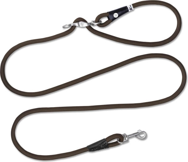 Laisse Curli Vario Comfort pour chiens, marron